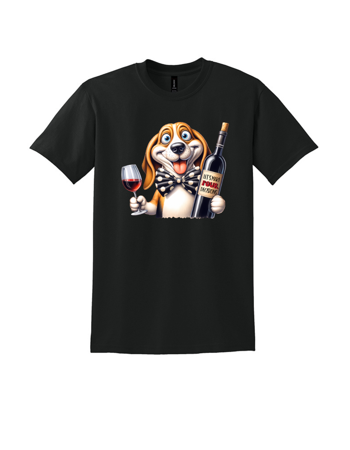 Funny Wine Dog T-Shirt