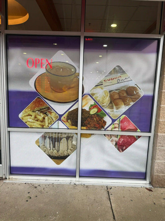 One Way Window Graphics in Louisville | Perforated Window Vinyl