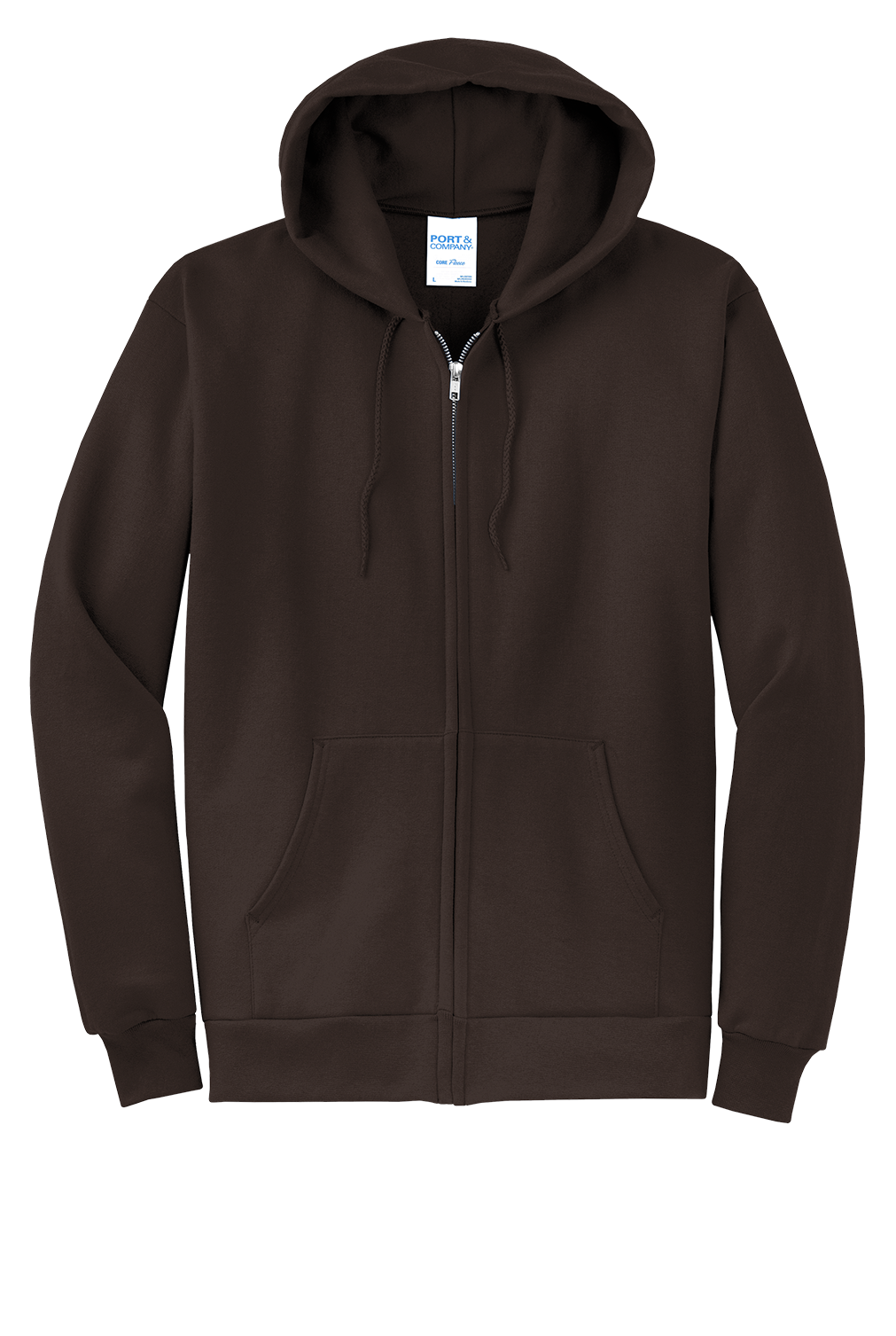 Port & Company Full-Zip Hooded Sweatshirt