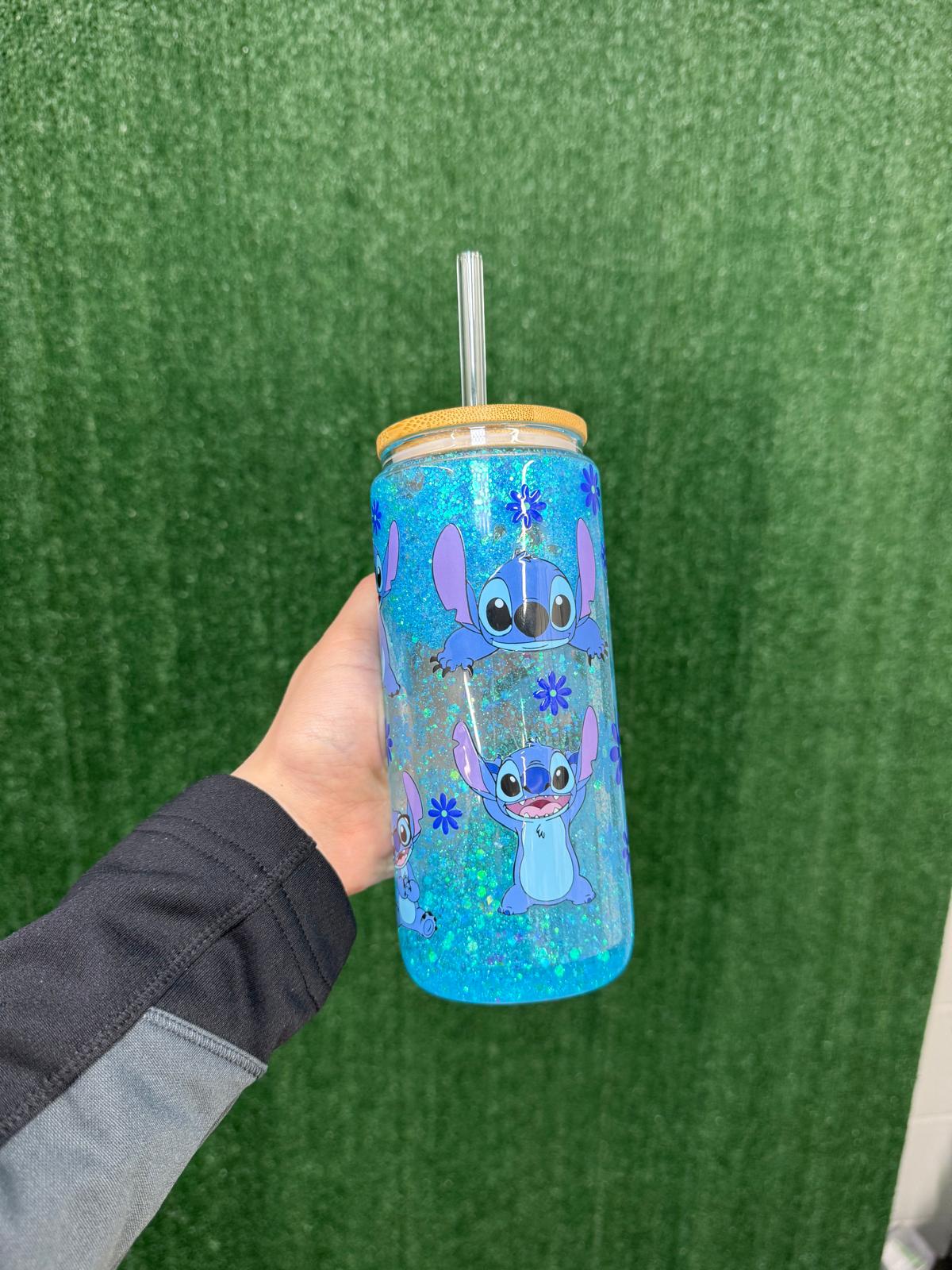 Stitch Snow Globe Tumbler 16OZ