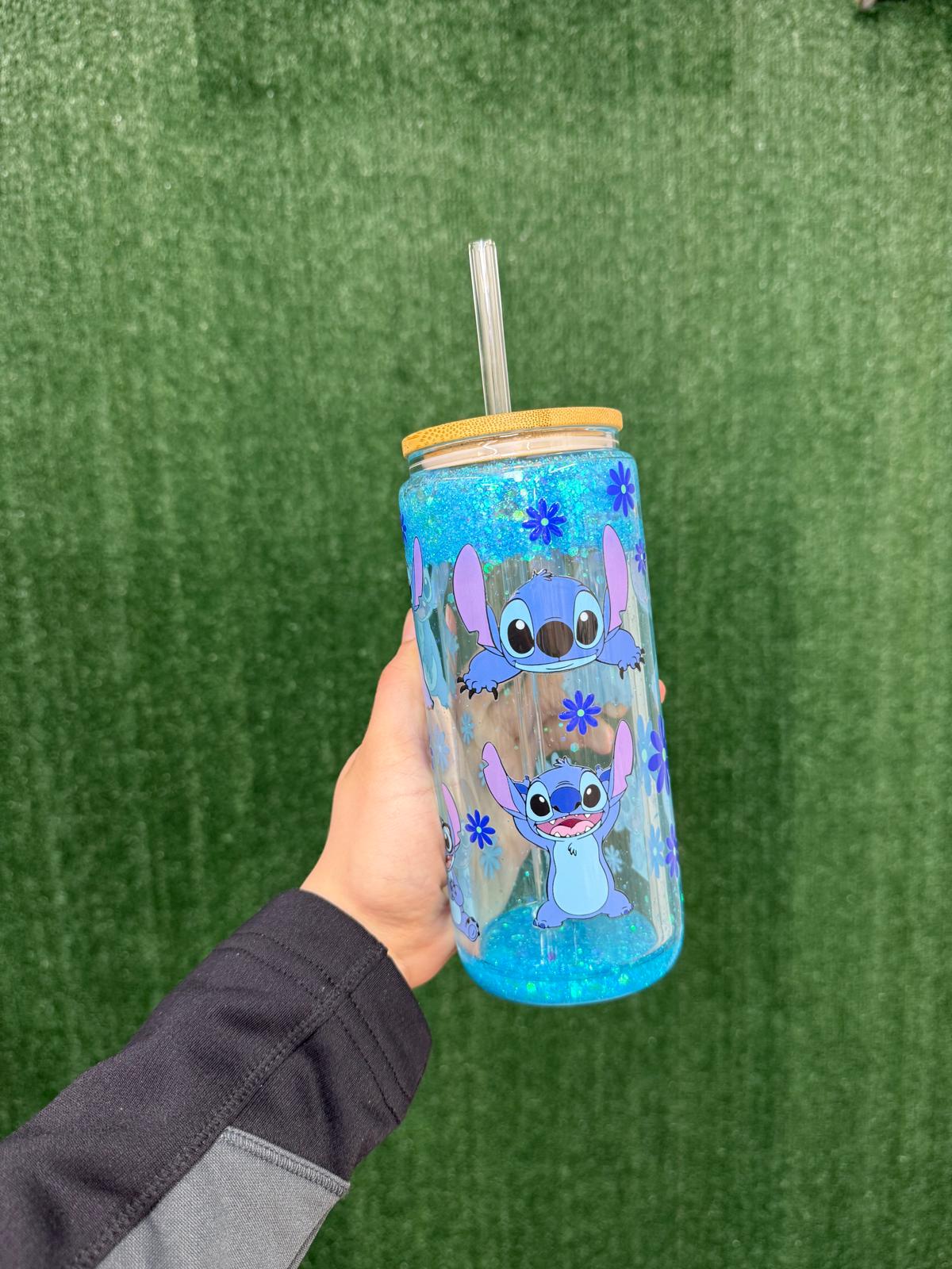 Stitch Snow Globe Tumbler 16OZ