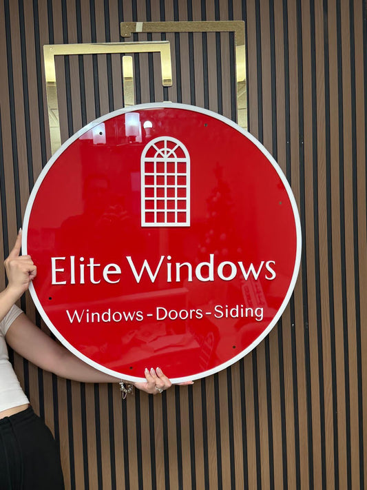 Custom 3D Acrylic Backlit Sign in Louisville, KY | Business LED Sign