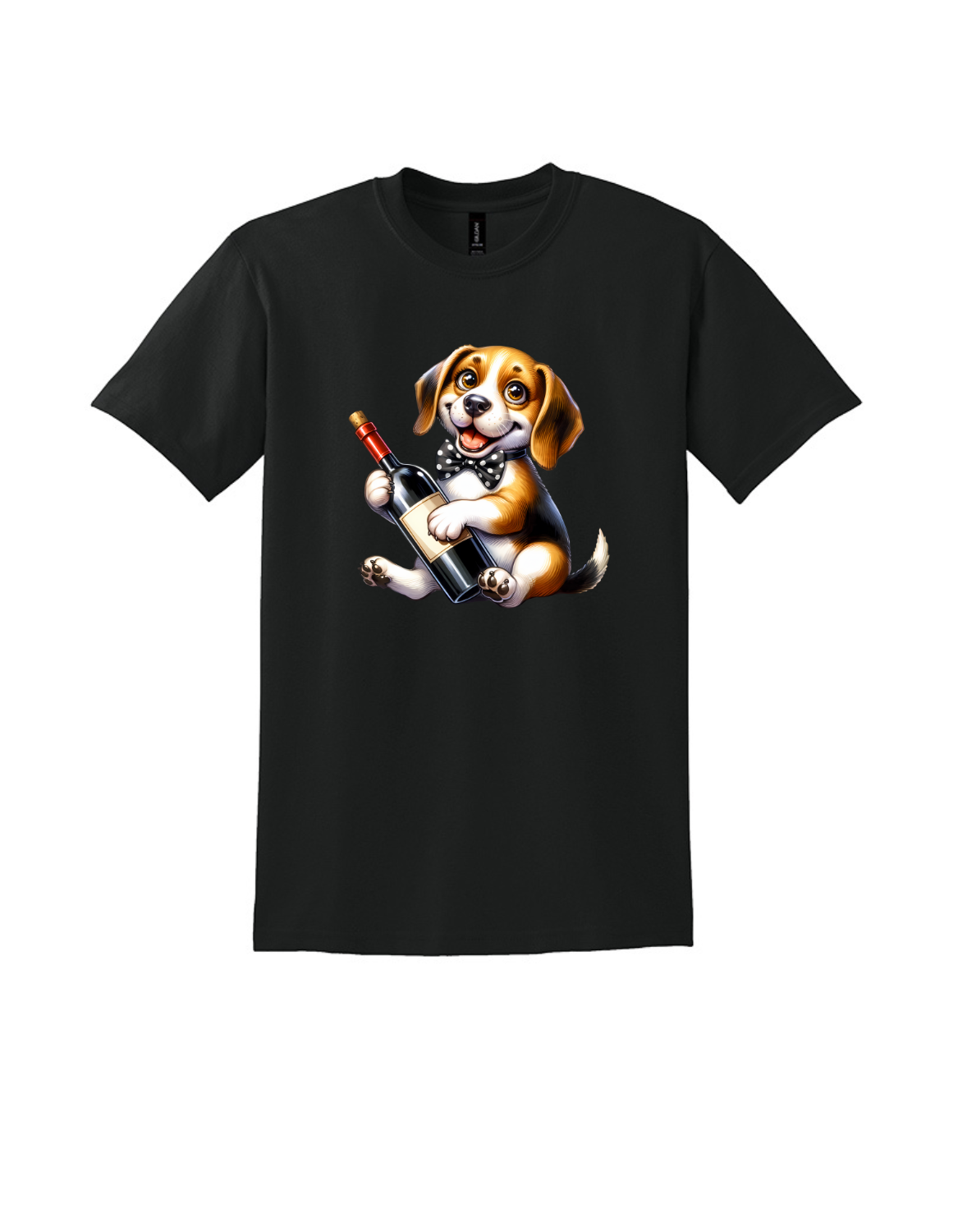 Funny Wine Dog T-Shirt