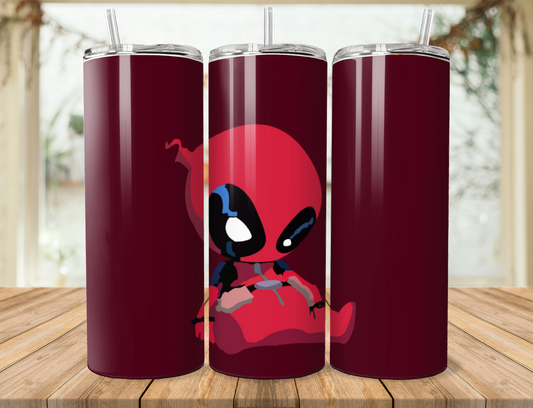 Deadpool Skinny Tumbler 20OZ