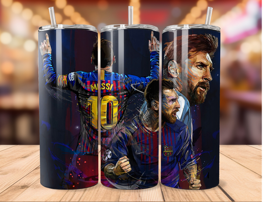 Messi Skinny Tumbler