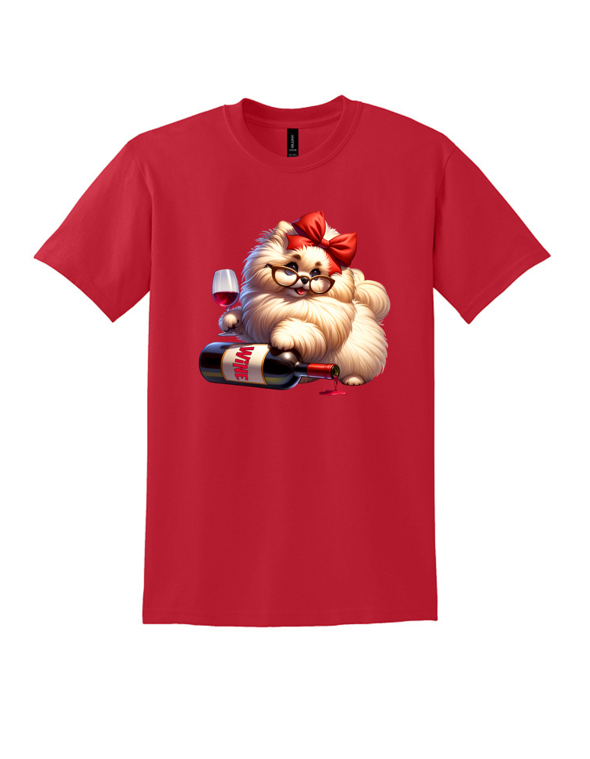 Funny Wine Dog T-Shirt