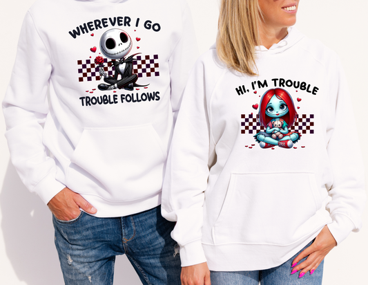 Hoodie Trouble Matching Couple