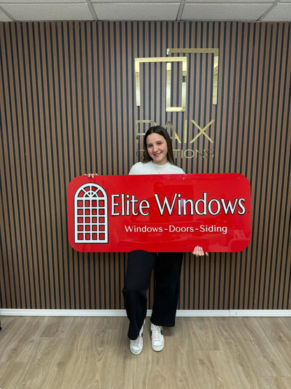 Acrylic Backlight Sign in Louisville, KY, Personalized | Business LED Sign