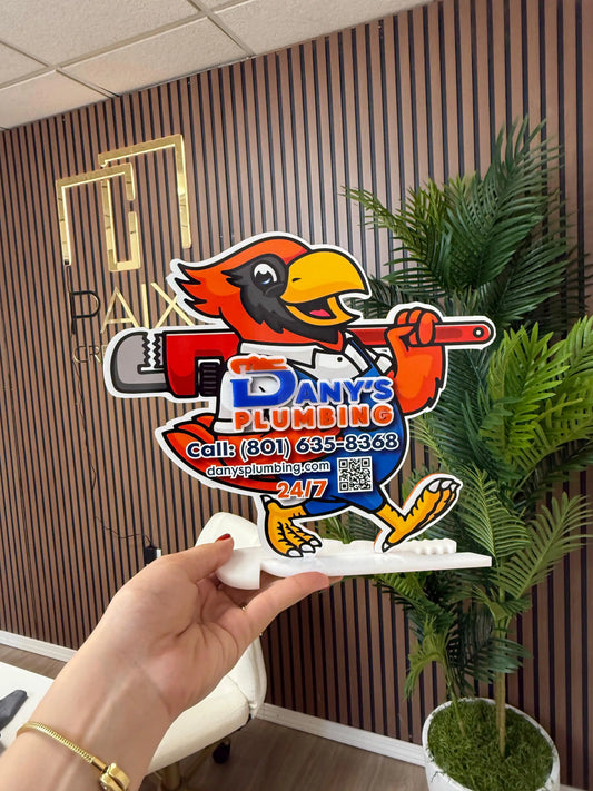 Custom 3D Acrylic Printed Signs in Louisville, KY | Textured Business Signs