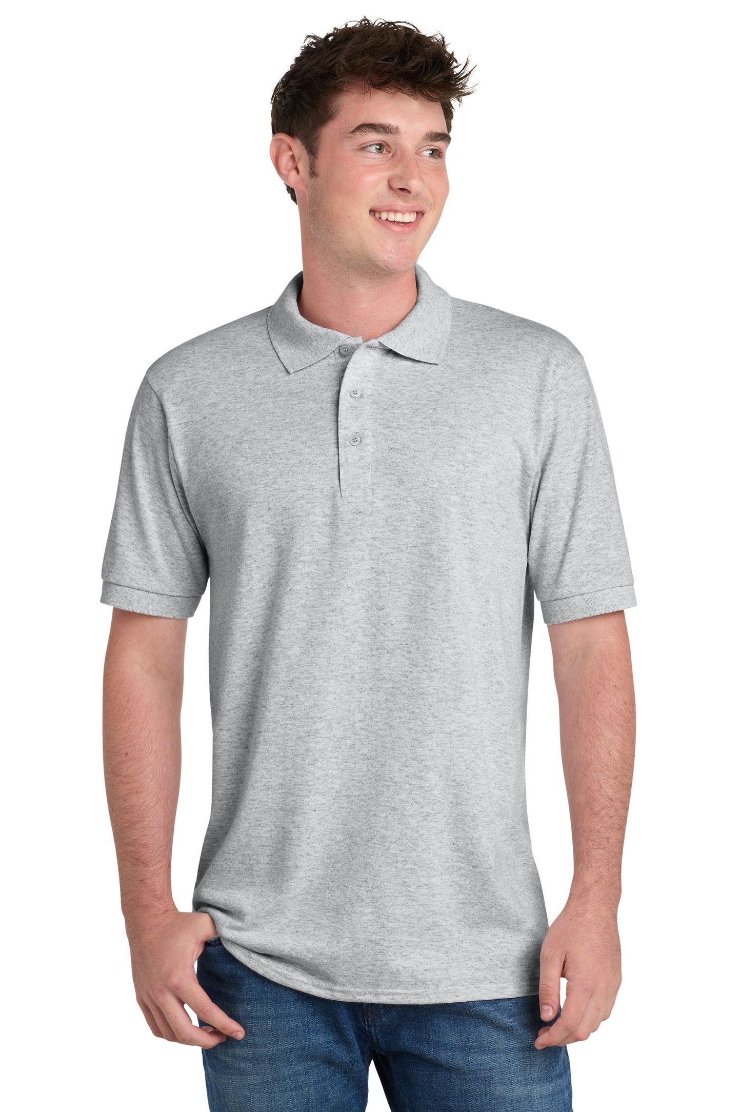 Port & Co Core Blend Jersey Knit Polo. KP55