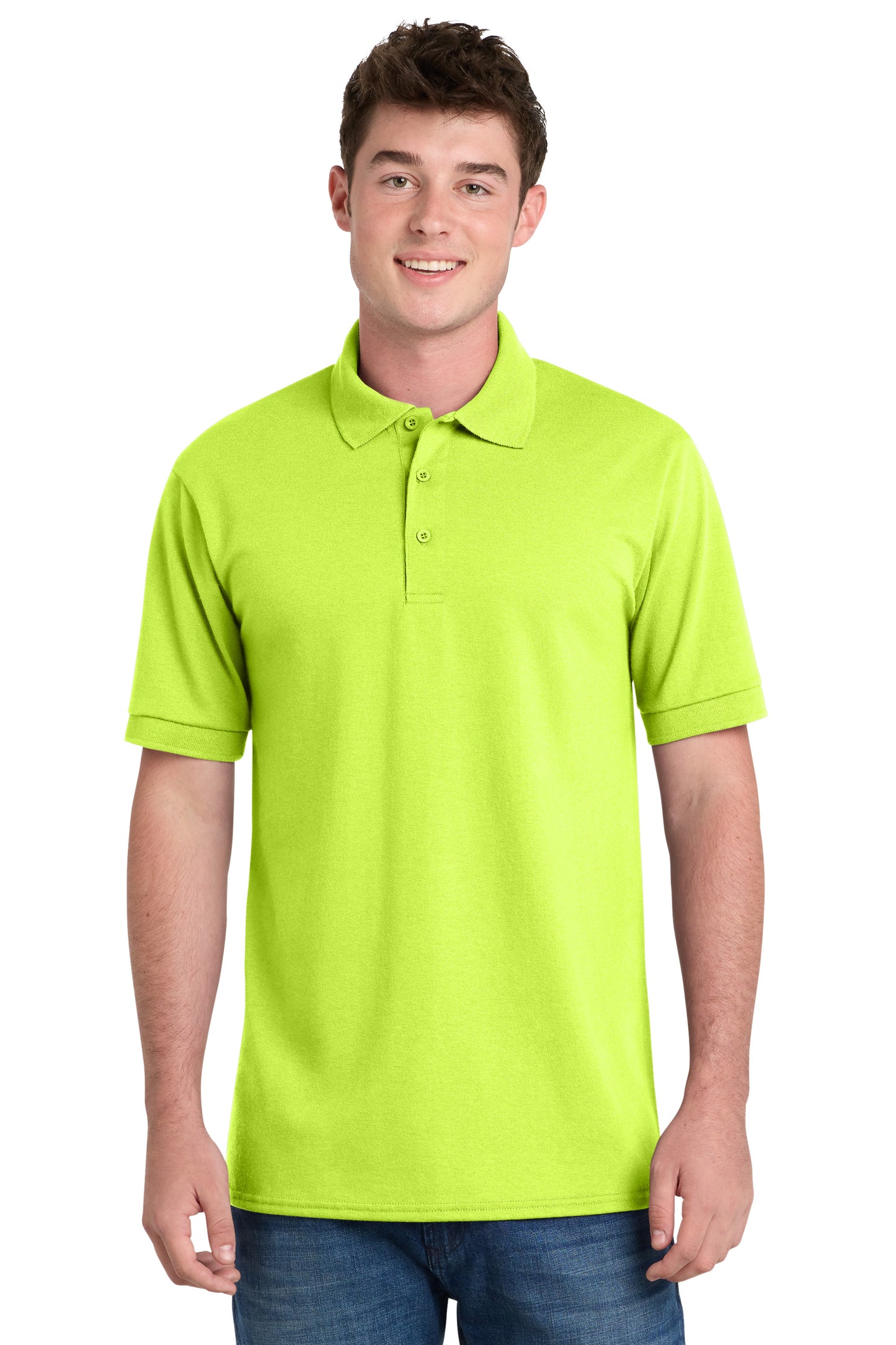 Port & Co Core Blend Jersey Knit Polo. KP55