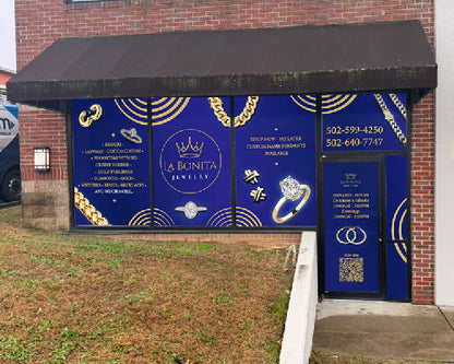 One Way Window Graphics in Louisville | Perforated Window Vinyl