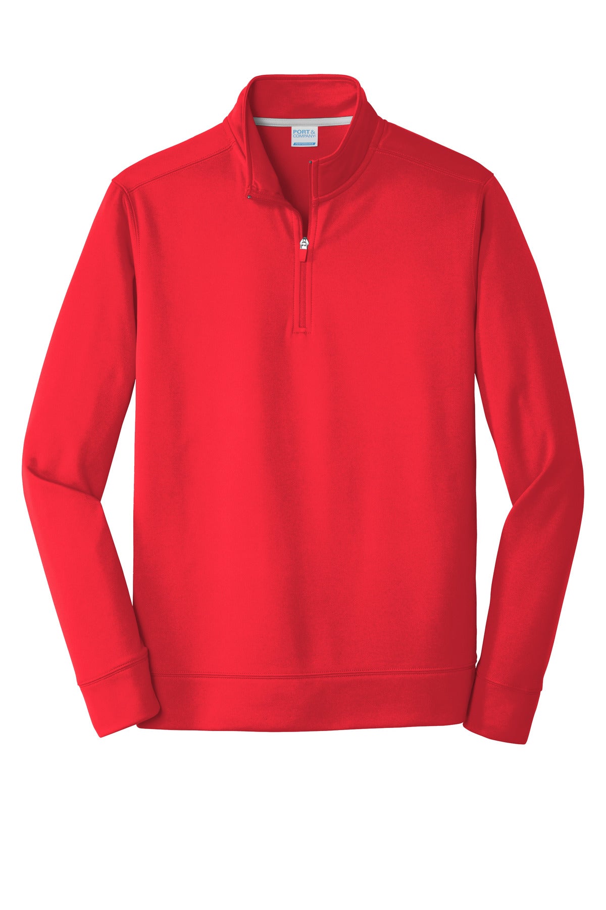 Port & Co Performance Fleece 1/4-Zip Pullover Sweatshirt. PC590Q