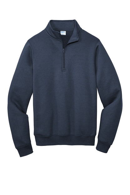 Port & Co Core Fleece 1/4-Zip Pullover Sweatshirt PC78Q