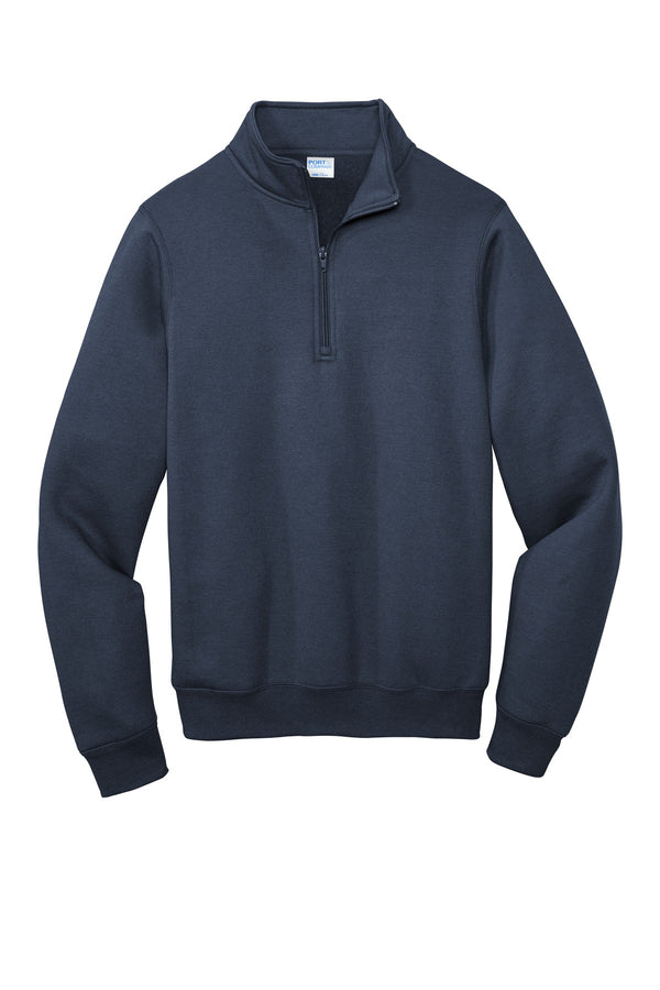 Port & Co Core Fleece 1/4-Zip Pullover Sweatshirt PC78Q