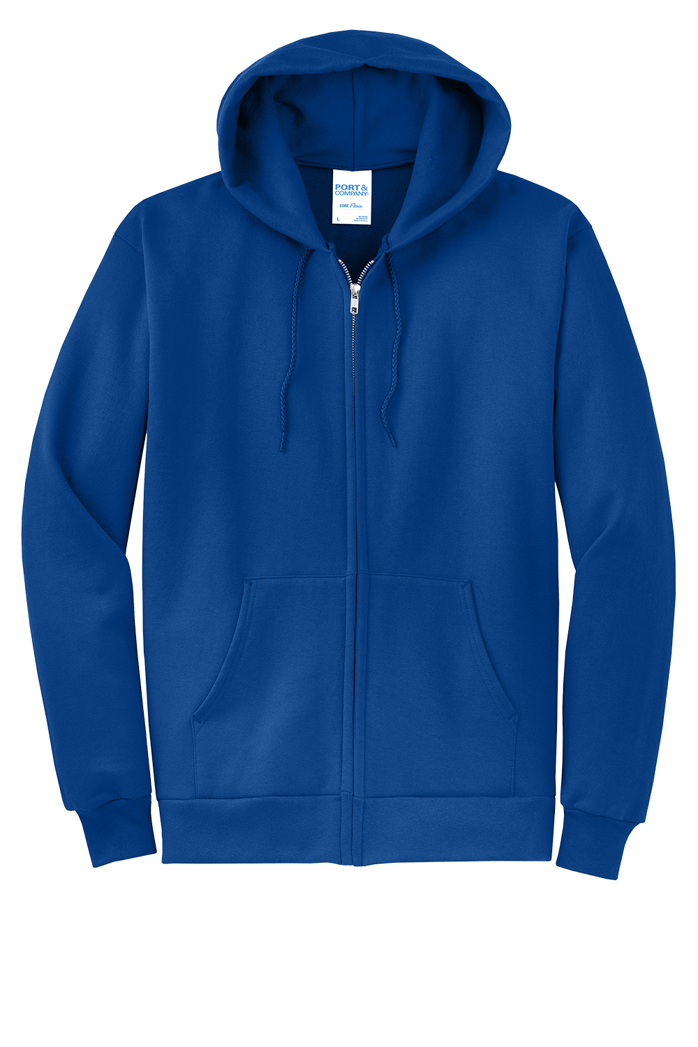 Port & Company Full-Zip Hooded Sweatshirt