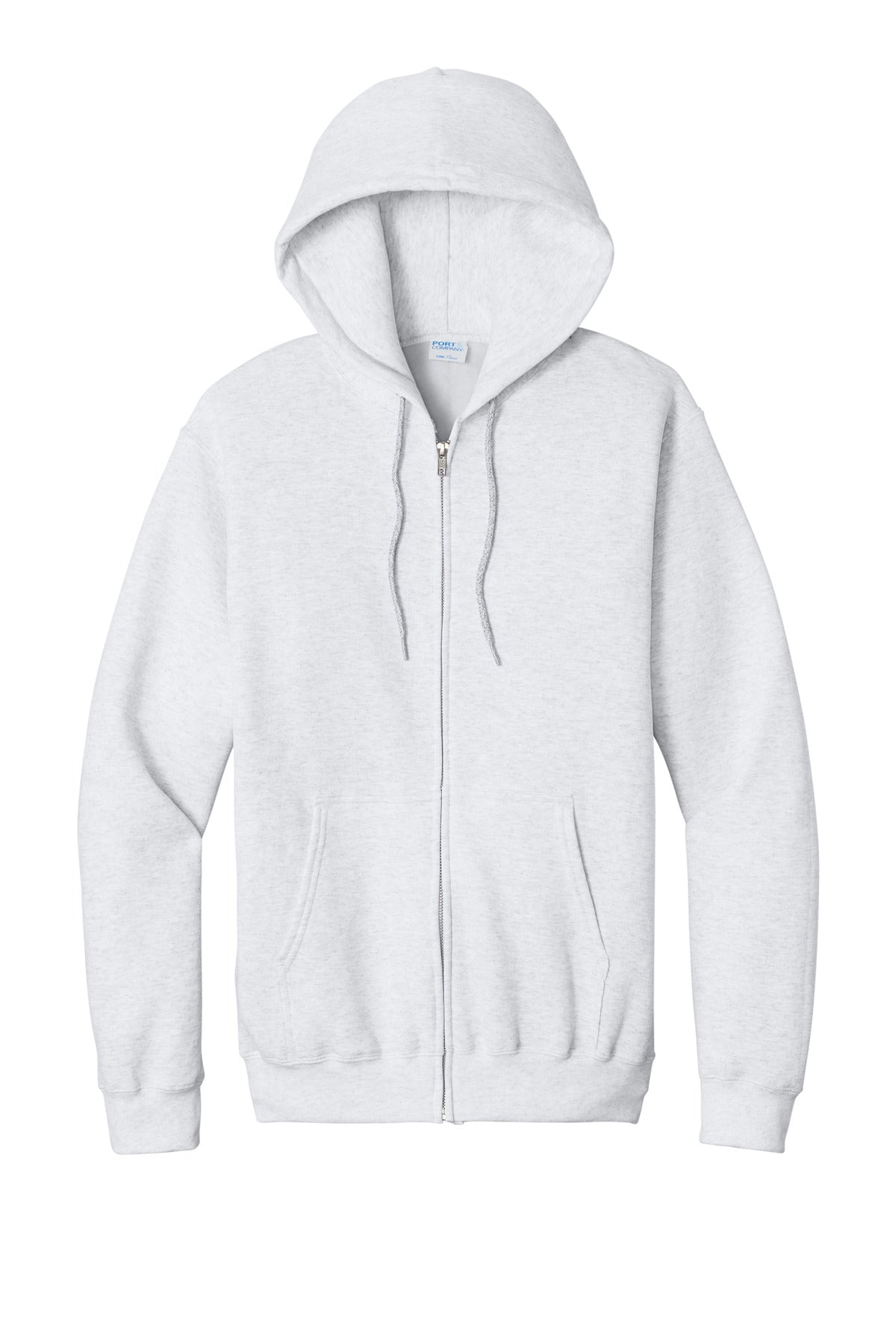 Port & Co Core Fleece Full-Zip Hooded Sweatshirt. PC78ZH