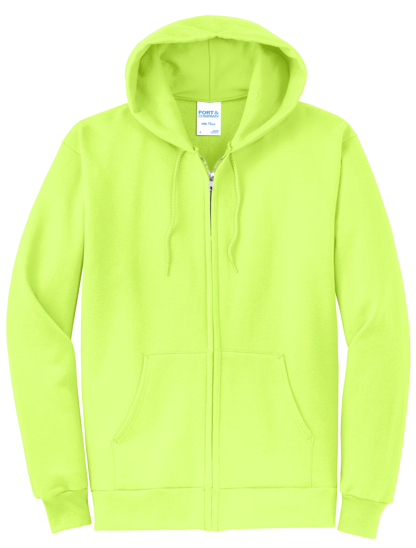 Port & Company Full-Zip Hooded Sweatshirt