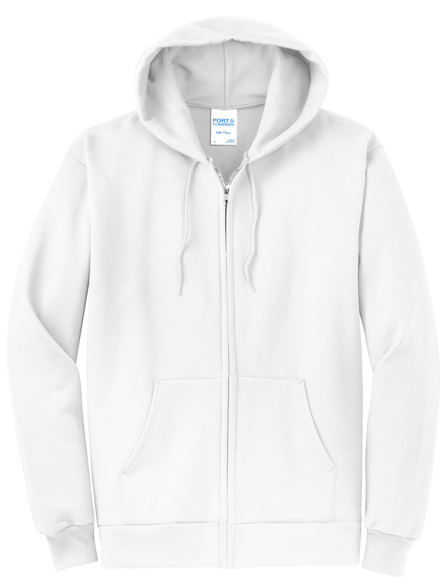 Port & Company Full-Zip Hooded Sweatshirt