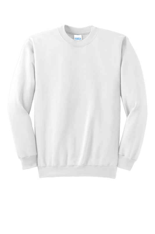 Port & Co Essential Fleece Crewneck Sweatshirt.  PC90