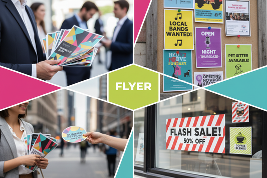 que la imagen sea representativa de los flyers y lo que pueden hacer los clientes con ellos, que se vean llamativos